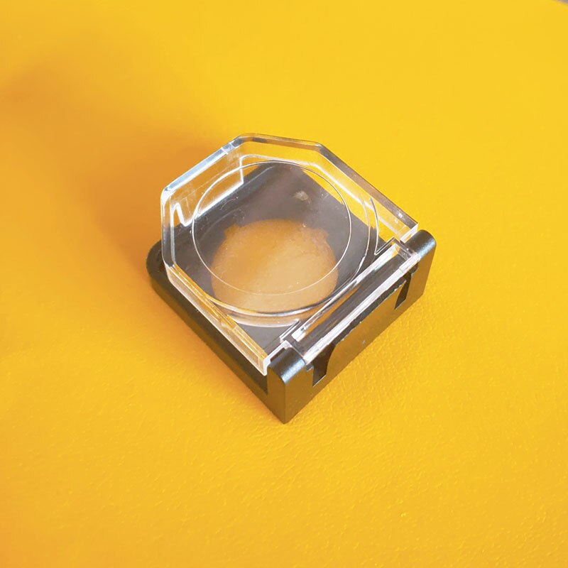 22mm Dia Push Button Switch Transparent Dust Cover Guard Protective Covering Dustproof Protection: Gold
