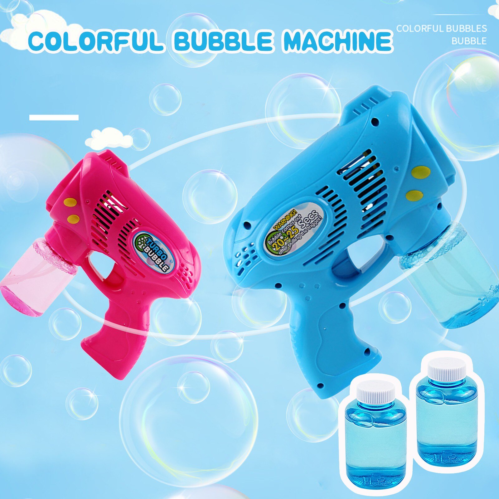 Automatische Muziek Bubble Machine Cartoon Bubble Machine Met 100Ml Bubble Water Automatische Bubble Maker Kinderen Kids Outdoor Speelgoed