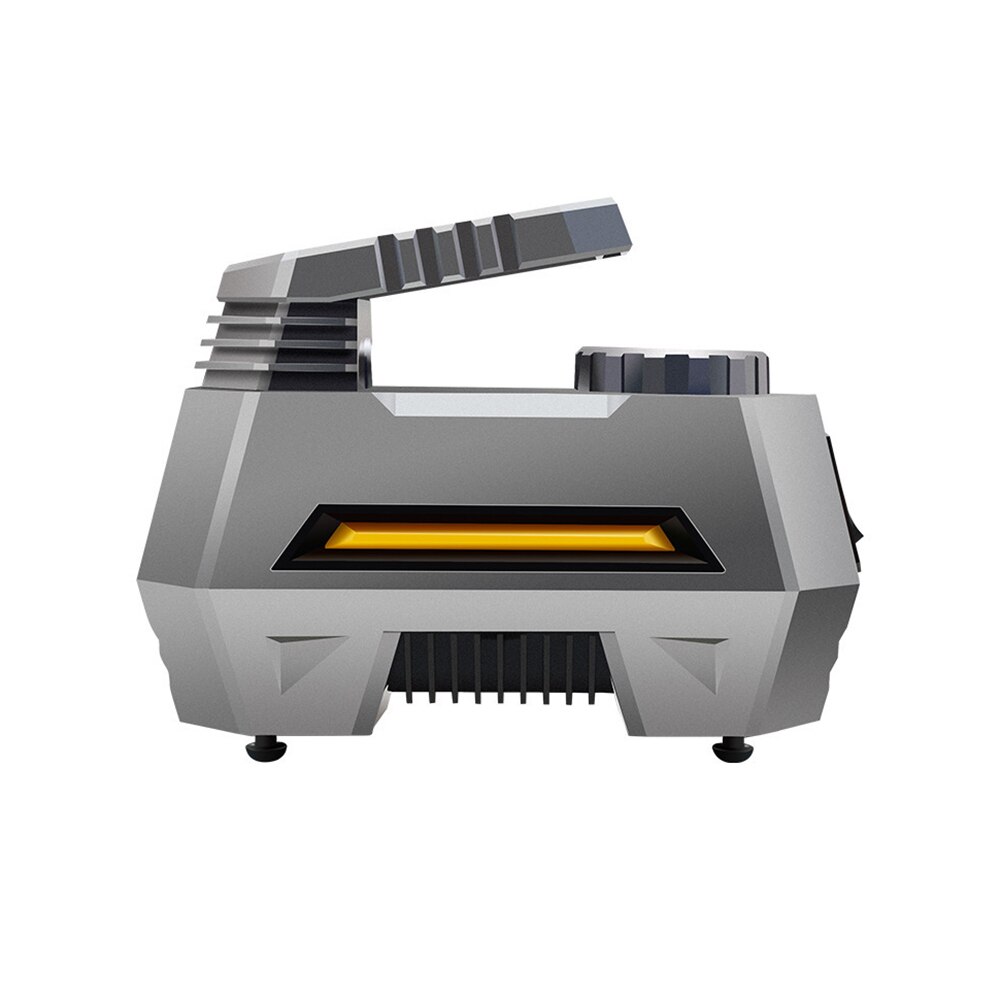 150 PSI 12V DC Car Hand-Held Air Pump Charging Air Pump With Digital Screen Emergency Flashlight Air Compressor Tire Inflator: White