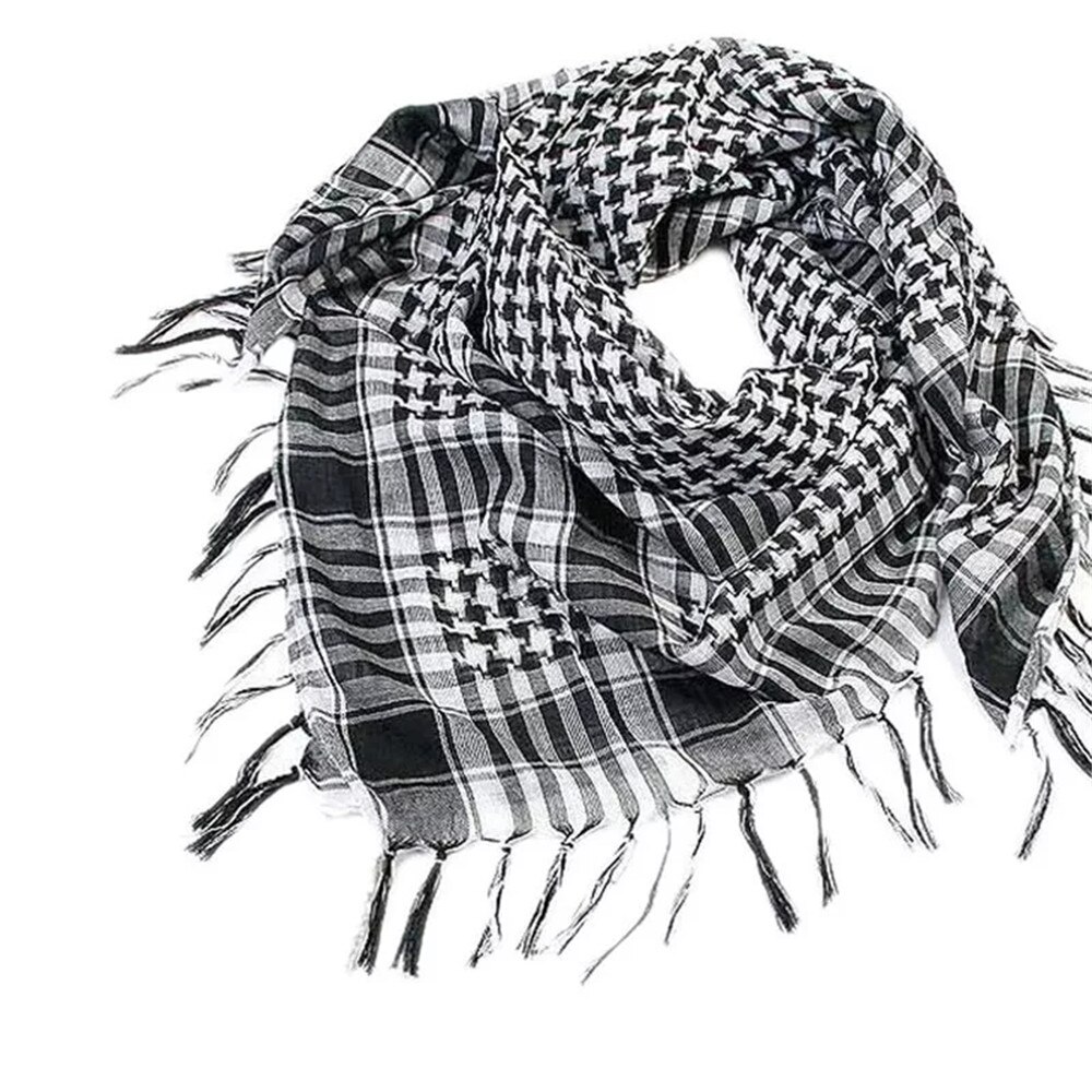 Vrouwen sjaals uiseks arabische shemagh keffiyeh palestina sjaal wikkelsjaal bandana sjaals herfst winter warmte hoofdband: A1
