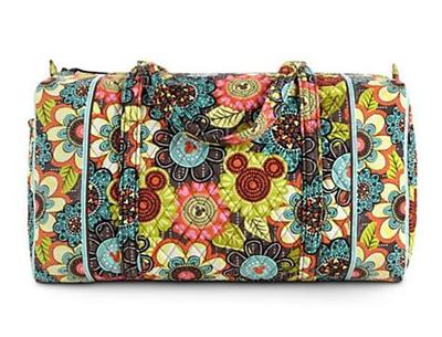 Lconic Large Travel Duffel: Gold