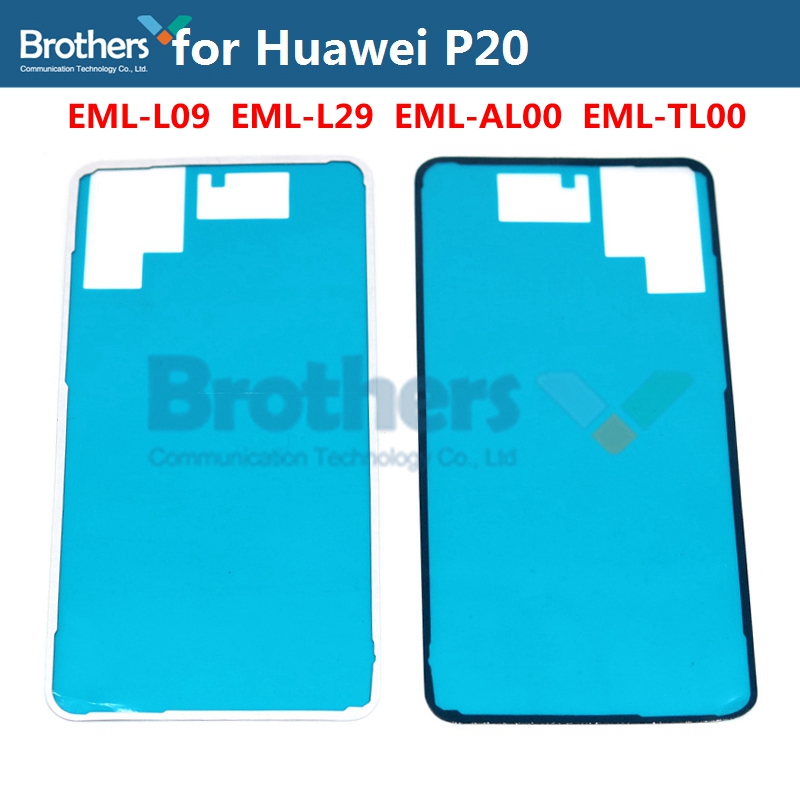 Per Huawei P20 P20Pro P30 Pro Alloggiamento Della Copertura Posteriore Adesivo Per Honor 8X 9X 9 10 20 20i Sticker 3 3M Colla Coperchio Della Batteria Nastro Adesivo