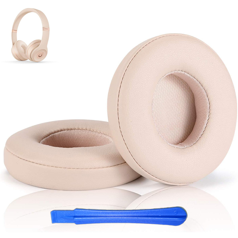 Kutou Vervangende Oorkussentjes Kussen Voor Beats Solo3 Solo2 Koptelefoon Oorkussens Dekking Solo 3 2 Foam Pad Oorkappen Reparatie Onderdelen: CORAL