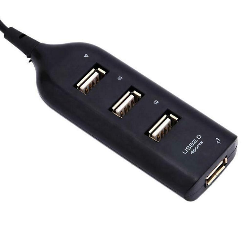 Plug-in usb 2.0 multi hub adapter splitter ekspansion desktop pc bærbar