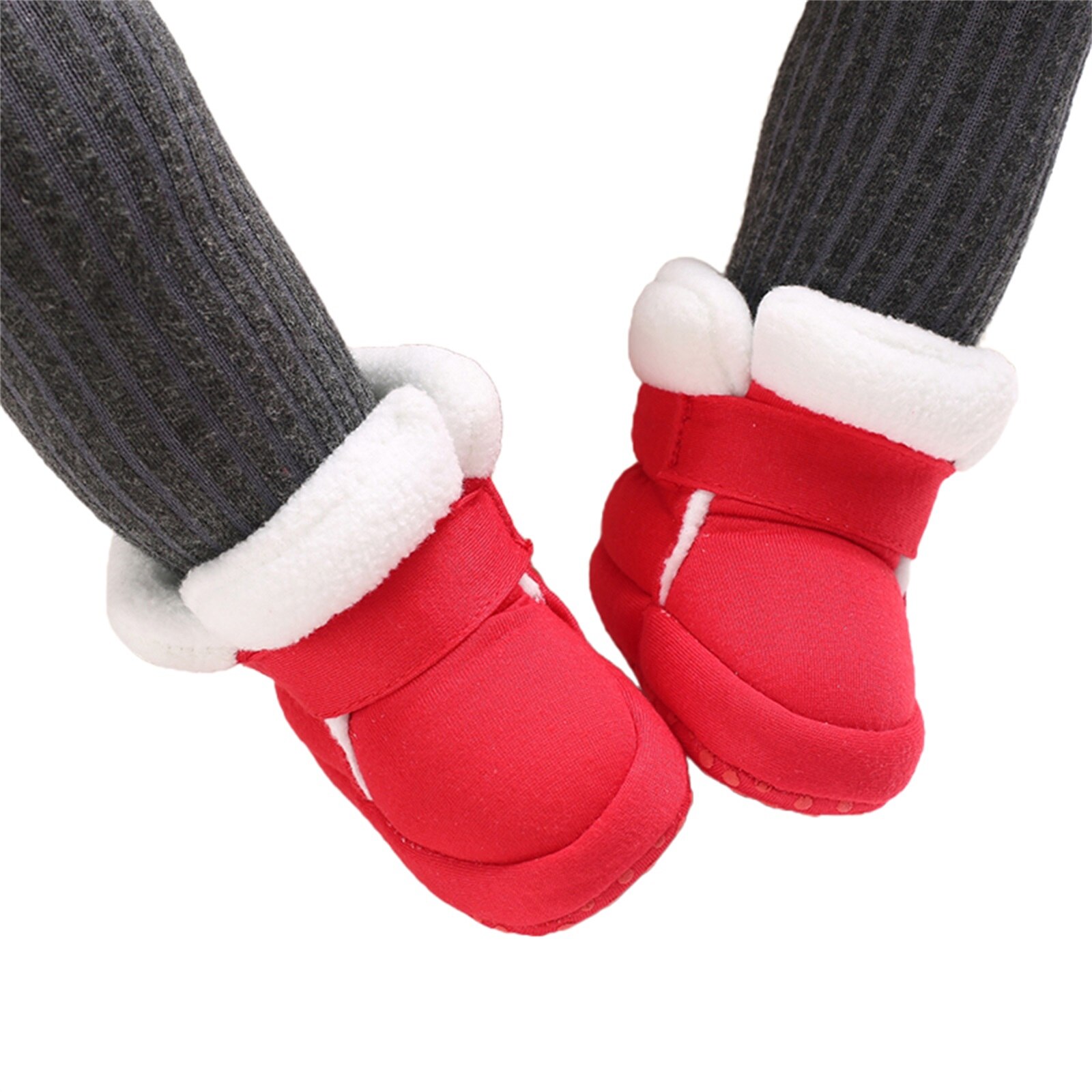 Baby Mädchen Schnee Schuhe Winter Stiefel Baby Pelzigen Plüsch Warme Winter Schuhe Kleinkind Baumwolle Schuhe Prewalker 0-18M