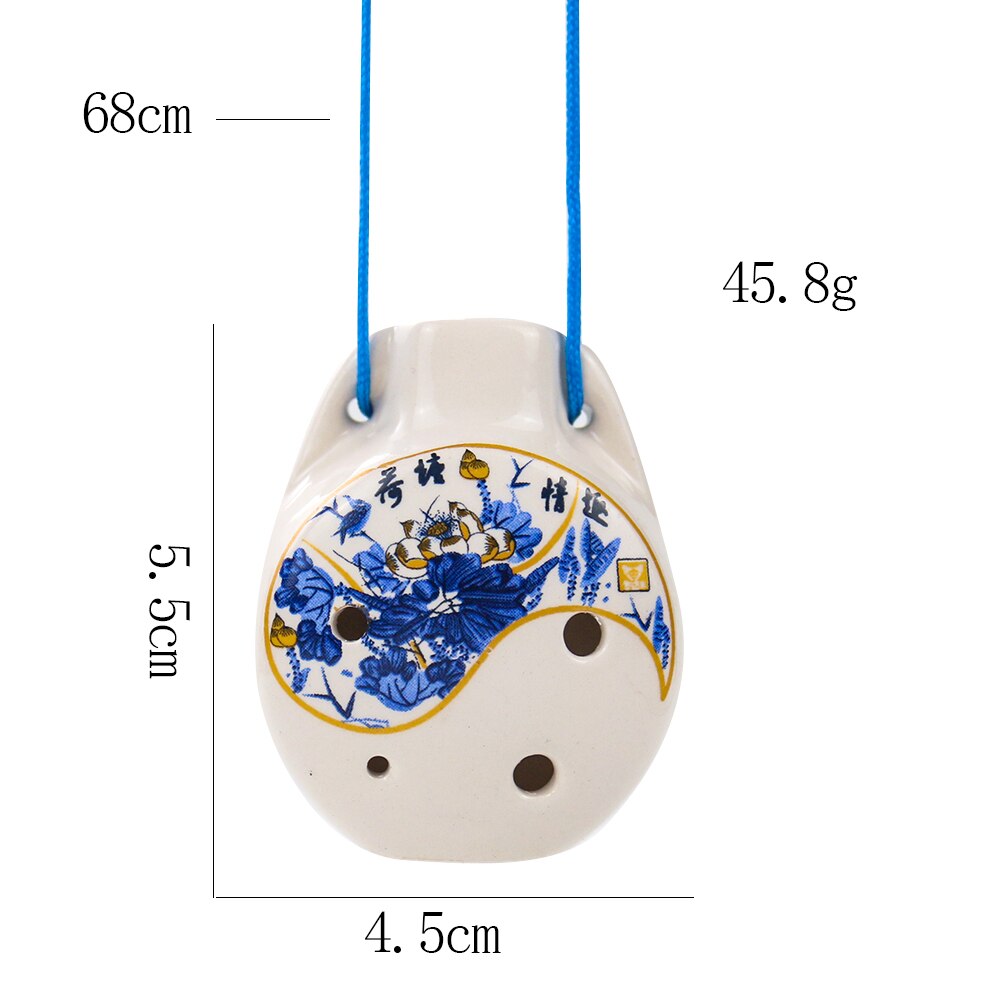 6 agujero Alto C Flauta de cerámica Ocarina del ti... Grandado