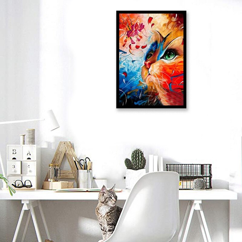 DIY 5D Diamond Painting By Number Kits Full Drill Rhinestone Pictures Arts Craft for Home Wall Decor Looking Flowers