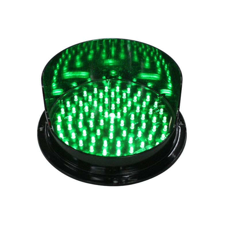 DC24V Shenzhen Manufacturer LED traffic replacement 200mm mini traffic light no surround: Green