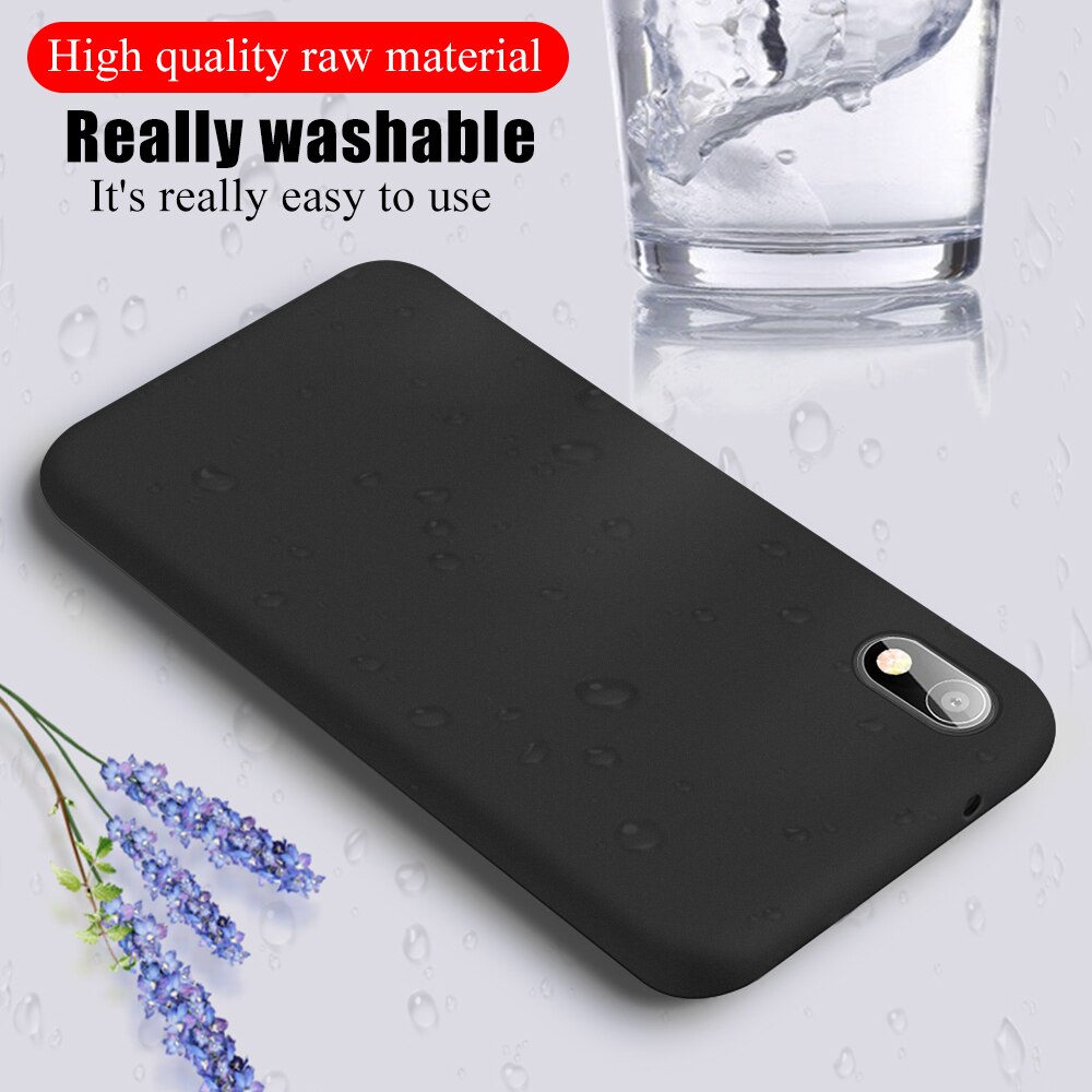 Miękki TPU matowy pokrowiec na Xiaomi Redmi Note 8 7 6 5 Pro K20 Pro Ultra cienki czarny silikonowy pokrowiec na Redmi 8 8A 7A pokrowiec ochronny