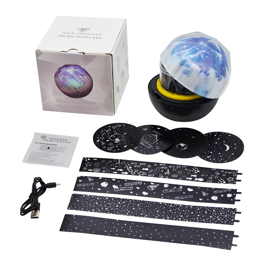 Kreative Universum Planeten Licht Spielzeug Farbe Magie Diamant Projektion Licht Stern Licht Ball LED Nacht Licht Pädagogisches Party Spielzeug