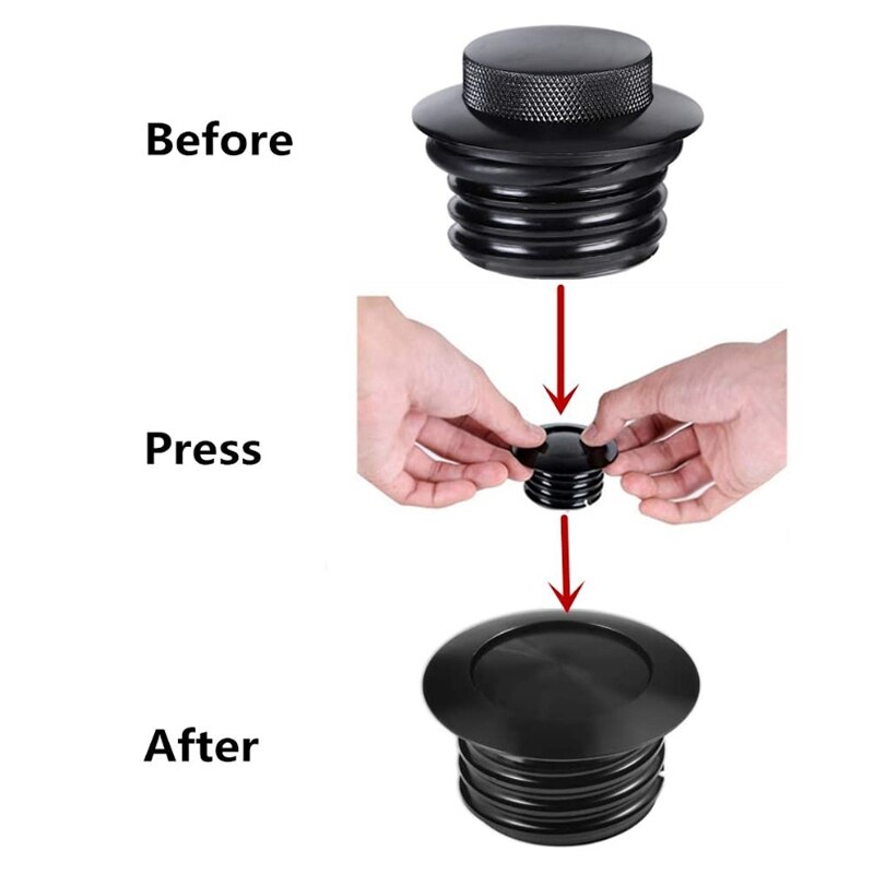 Aluminum Motorcycle Fuel Tank Gas Cap Cover Off-Road Street Bike Parts Oil Cap for Sportster Scooter