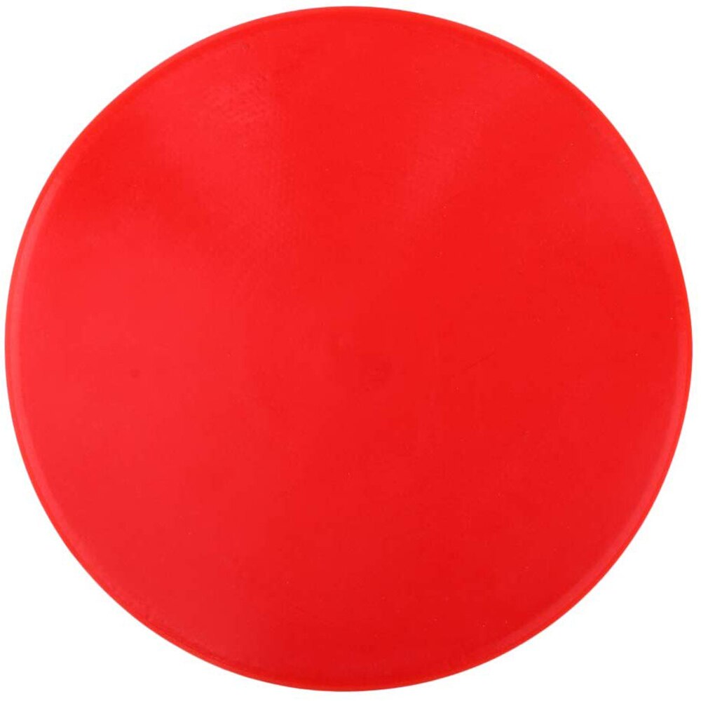 1pc spotmarkører/flade kegler gulvcirkler til træningsøvelser fodbold basketball sport speed agility træning: Rød