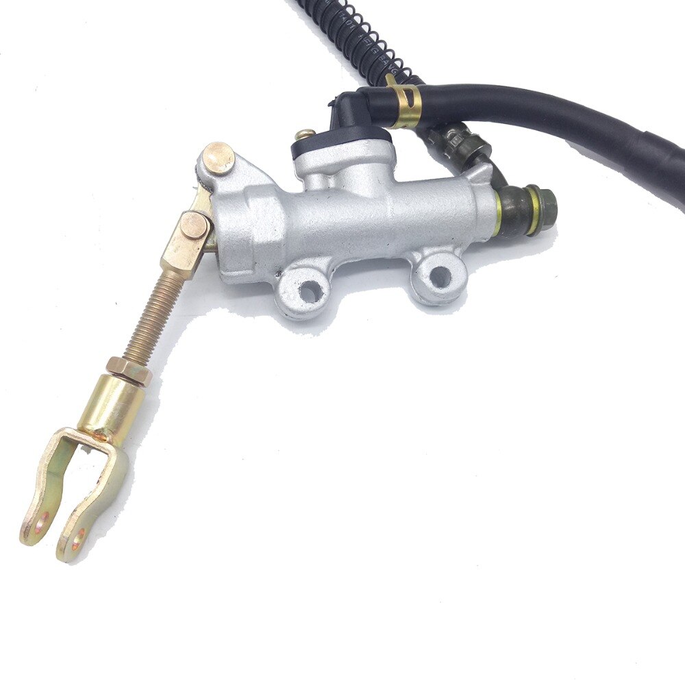 Rear Footbrake Brake Master Cylinder Caliper Disk For 200cc 250cc ATV Quad