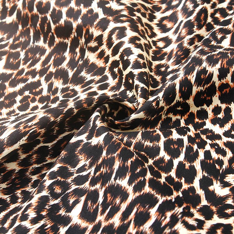 Tela 100% algodón con estampado de leopardo para accesorios de Costura de la ropa, 50X140cm, tejidos, Tissus, bricolaje, materiales: Default Title