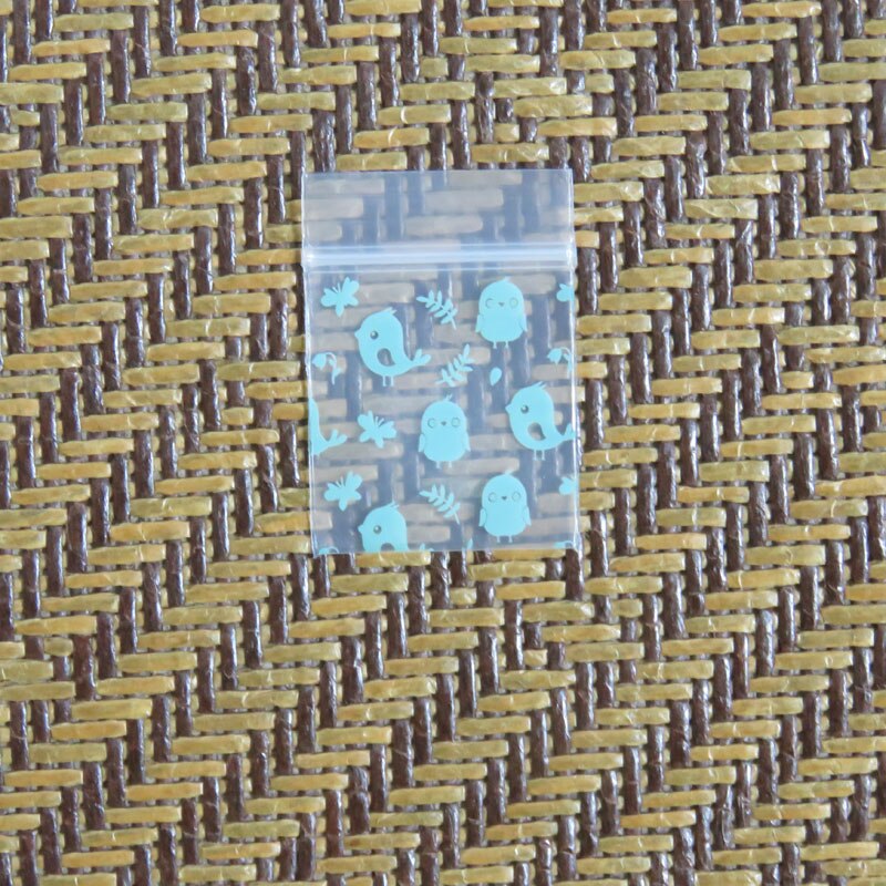 100Pcs Mini Zip lock Bags Cheaper Small Plastic Zipper Bag Ziplock Bag Plastic Packaging Bags Ziplock Pill Packaging Pouches: Brown