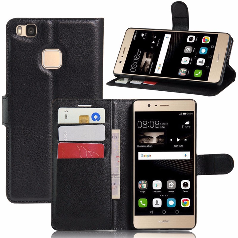 Funda con tapa para Huawei VNS-L21, funda trasera de cuero PU para teléfono Huawei P9 Lite VNS-L21 VNS-L22 VNS-L23