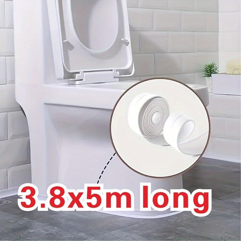 Wasserdichtes Dichtungsband, PVC, selbstklebend, für Badezimmer, Bad, Wand, Kleber, Aufkleber, Küche, Waschbecken, Dichtungsmasse, formfeste Dichtung, Abdeckband, Streifen