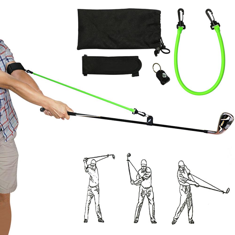 Golf Club Swing Training Aid Durable Good Elasticity Golf Swing Plane Posture Corrector Golf Exercise Tools
