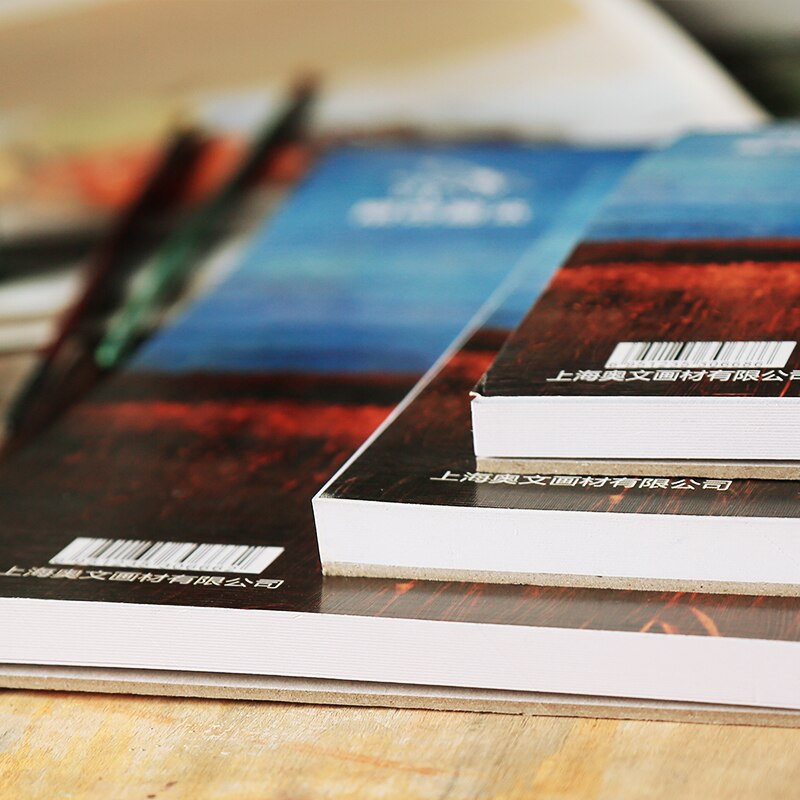 Acrylic Oil Painting Book Oil Painting Pigment Drawing Paper Special Book Impervious Oil Acrylic Painting Art Supplies