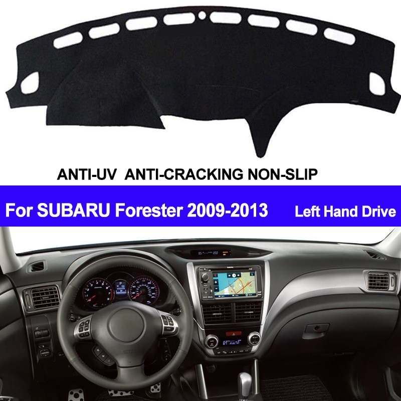 Taijs Auto Dashboard Cover Voor Subaru Forester Dash Mat Dashboard Pad Tapijt Anti-Uv Auto Styling