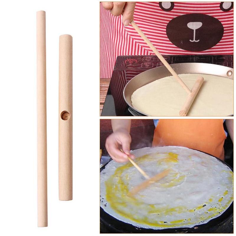 1 stücke Obst Stehen Pfannkuchen Holz Maultier Holz Putter Nonstick Diy Runde Floß Bambus Küche Schaufel Werkzeuge 12*17cm Kuchen Holz G9B6