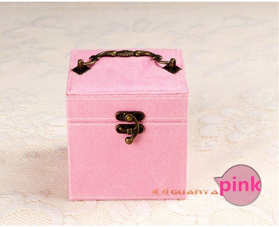 Encantada - Velvet Sieraden Doos - 28x19x7cm - De mooiste mama - Groen
