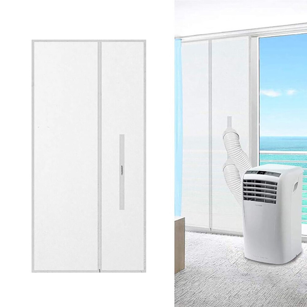 Mobile Air Conditioner Sealing Cloth Zipper Screen Door Seal Window Sliding Door Seal Baffle Cloth For Mobile Air Conditioner