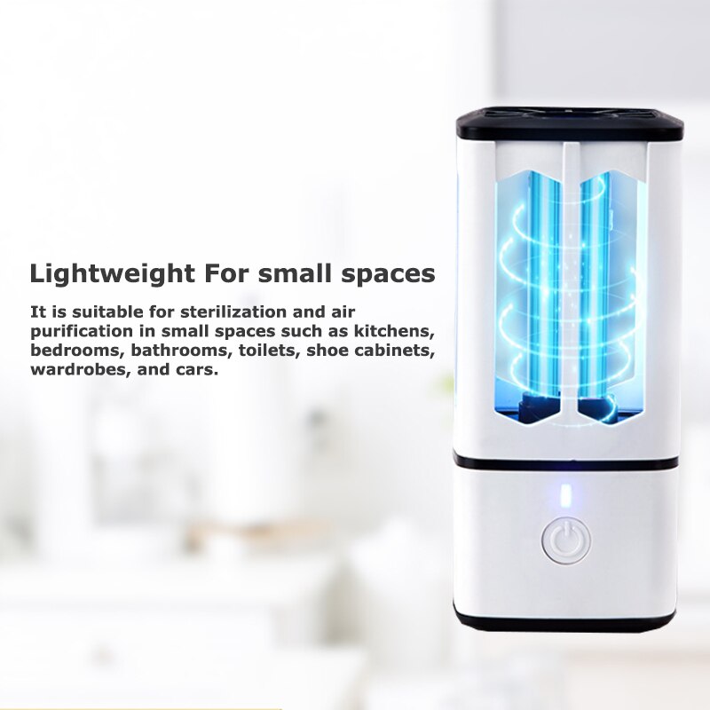 3.8W UVC Quatrz Sterilizer Desinfecting Lamp Ozone UV Bactericidal Portable Ultraviolet Lamps Germicidal Light Room Hospital