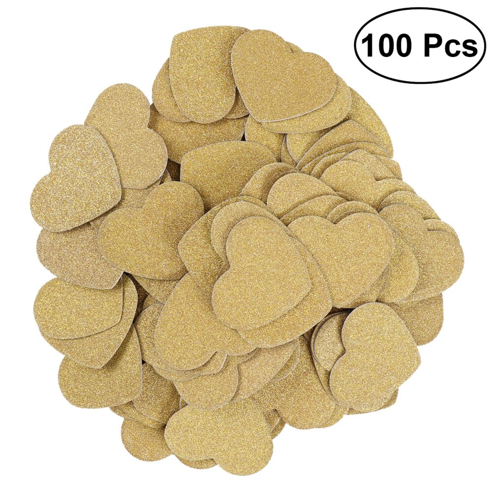 100pcs Confetti Useful Glitter Confetti Silver Confetti for Party Home Bedroom: Golden 1
