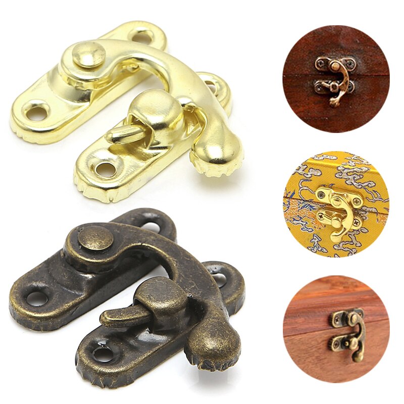 Haosie Vintage Buckle Latch, Furniture Latch Hardware, Decorative Box