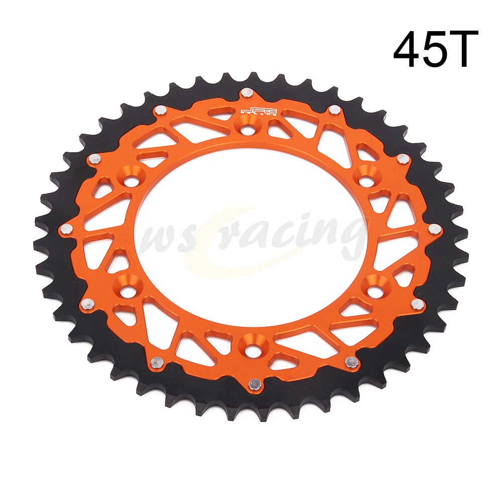 42T 45T 48T 50T 52T Posteriore Pignone Catena per KTM EXC EXCF SX XCW XCFW MXC SXS SXF XC XCF SMR SMC 125 144 150 200 250 duca 790 LC4