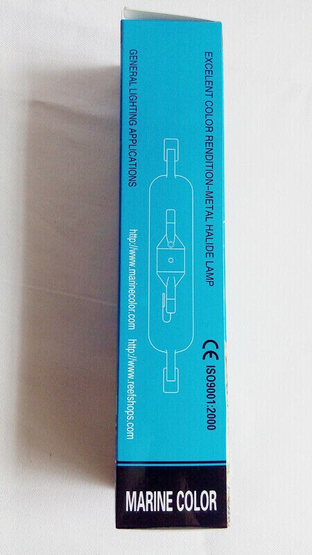 Bombillas de HQI de doble punta, Bombilla de haluro metálico, 150w, 6500k, 10000k, 14000k, 20000k, para plantas, arrecife, acuario, peces marinos, tabk, 4 Uds.