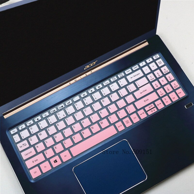 For Acer aspire 5 A515-56 A515-56g a515-55g a515-55 a515-54 a515-53g / Aspire 5 A515-55G 15.6 inch Laptop Keyboard Cover Skin: Gradualpink