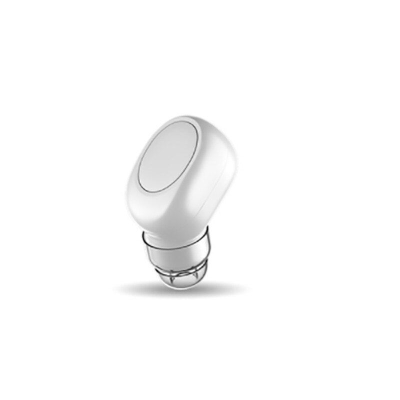 4,1 Chip Mini Bluetooth Kopfhörer Drahtlose Ohrhörer Bluetooth Kopfhörer mit Mic Ohr haken Unsichtbare Kopfhörer USB Ladegerät Dock: Weiß