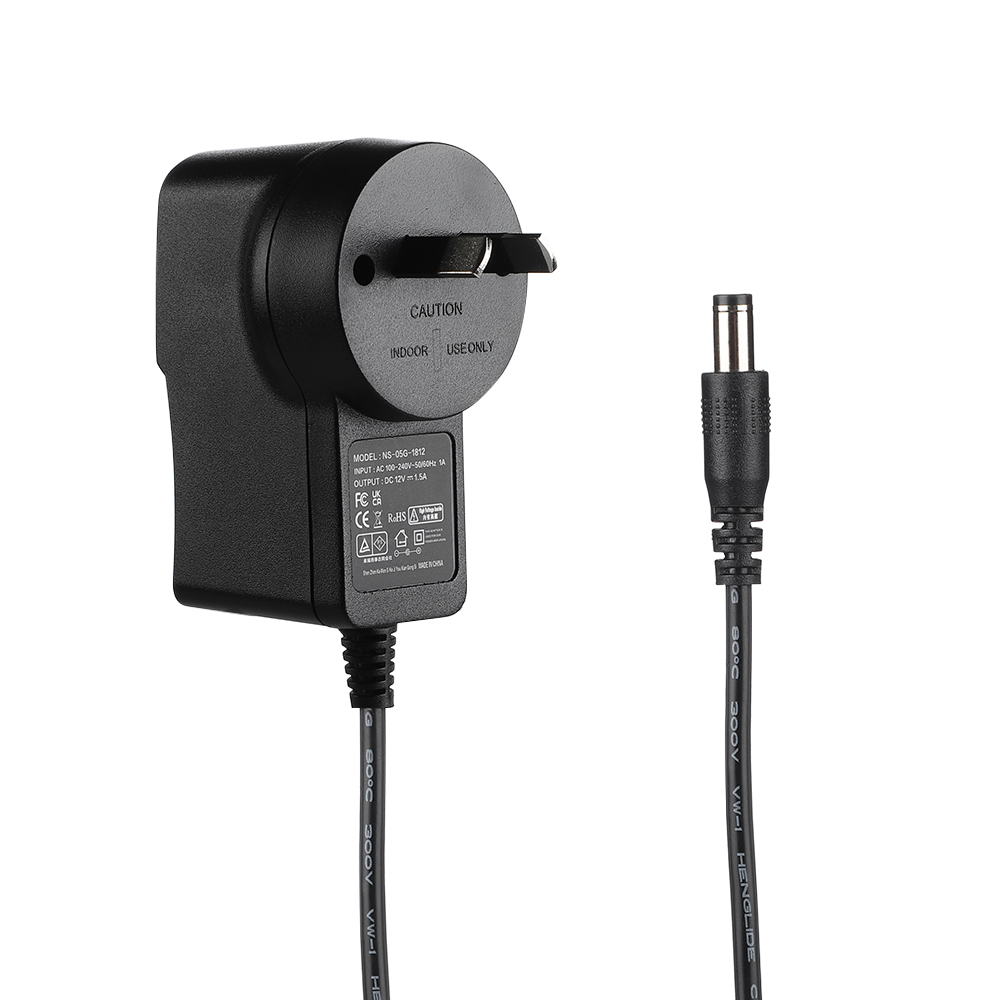 AIYIMA Audio Sound Amplifier Power Supply AC100-240V to DC12V 1.5A Adapter EU US UK AU Plug DIY For Home Power AMP Charger: Brązowy
