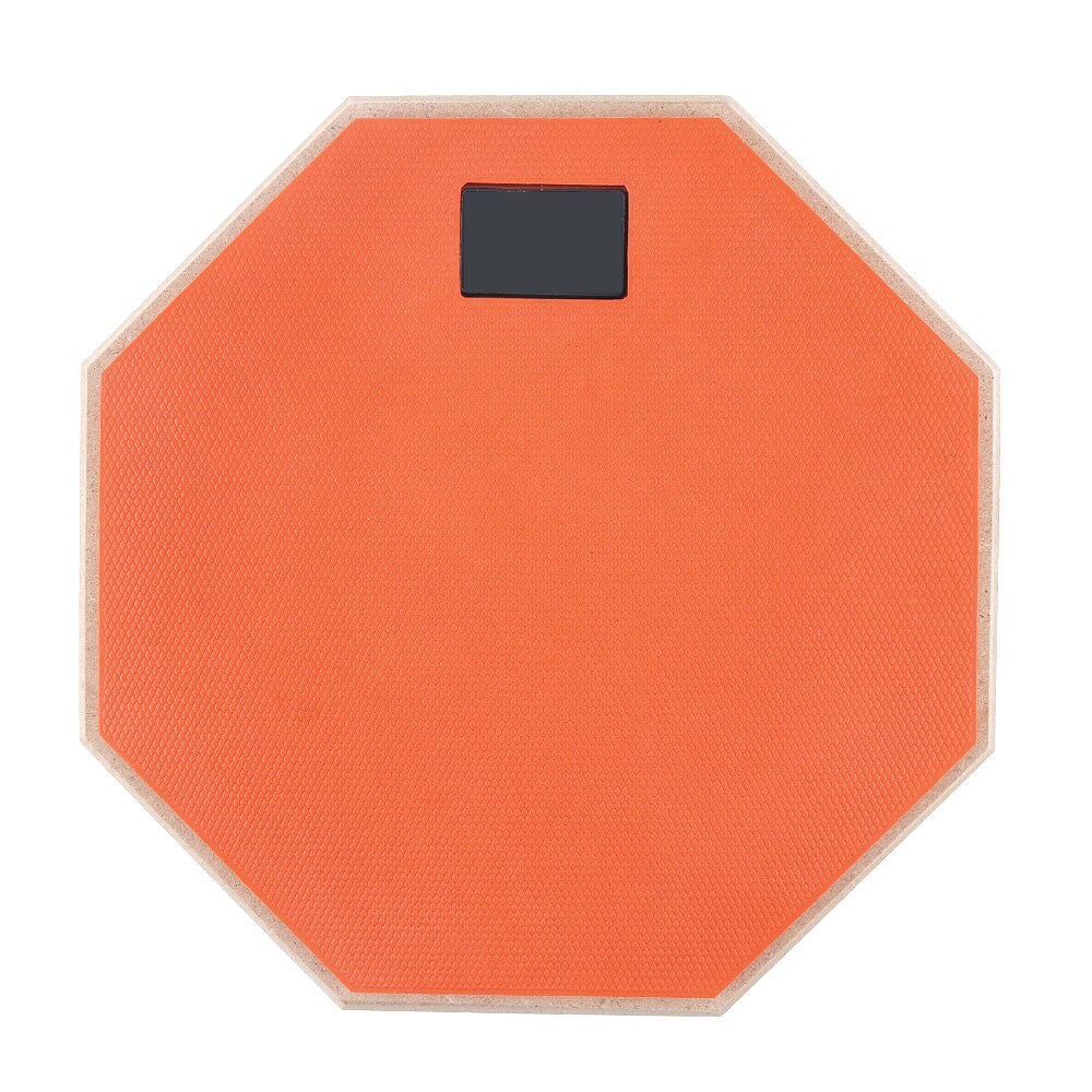 8 Inch High Rubber Wooden Dumb Drum Practice Training Drum Pad for Jazz Drums Exercise with 3 Colors Optional: Orange