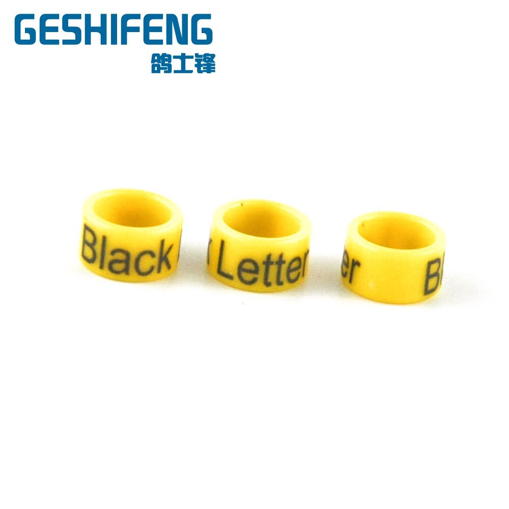 100 PCS Plastic Pigeon Foot Rings - 10 Colors, 8mm Inner Diameter For Doves, Quail, Small Birds - View #2