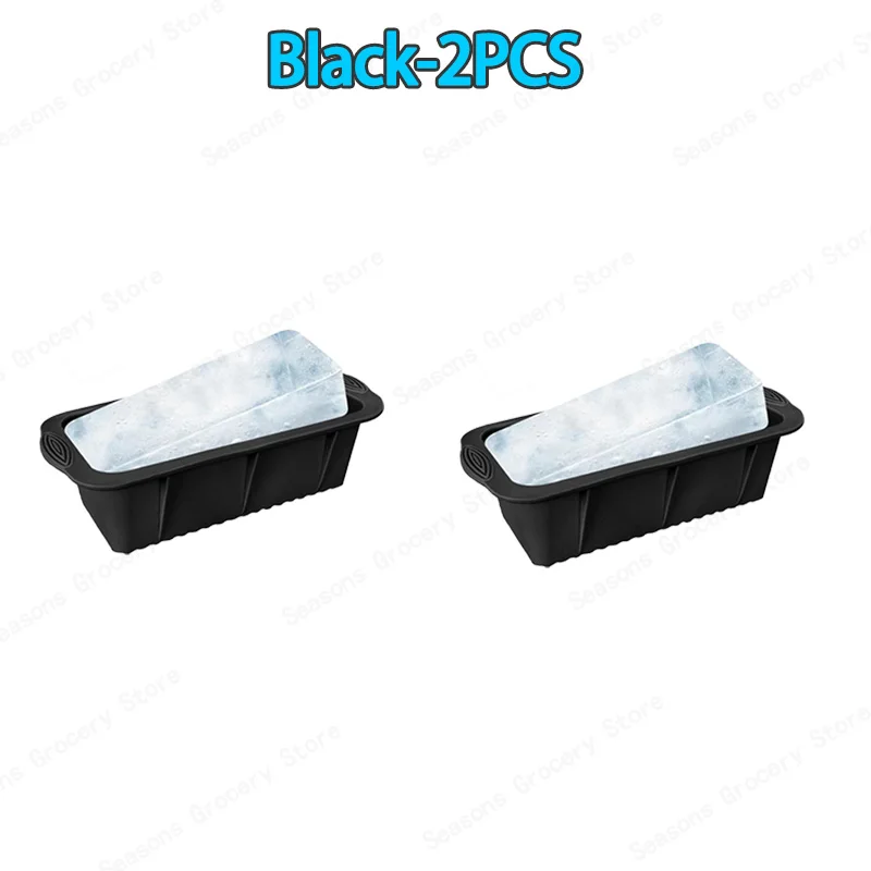 Moldes para cubitos de hielo de silicona Extra grandes, cubo de hielo para baño frío, fabricación de cubitos de hielo, moldes para hornear pasteles, nuevos moldes para cubitos de hielo, 1-10 Uds.: green