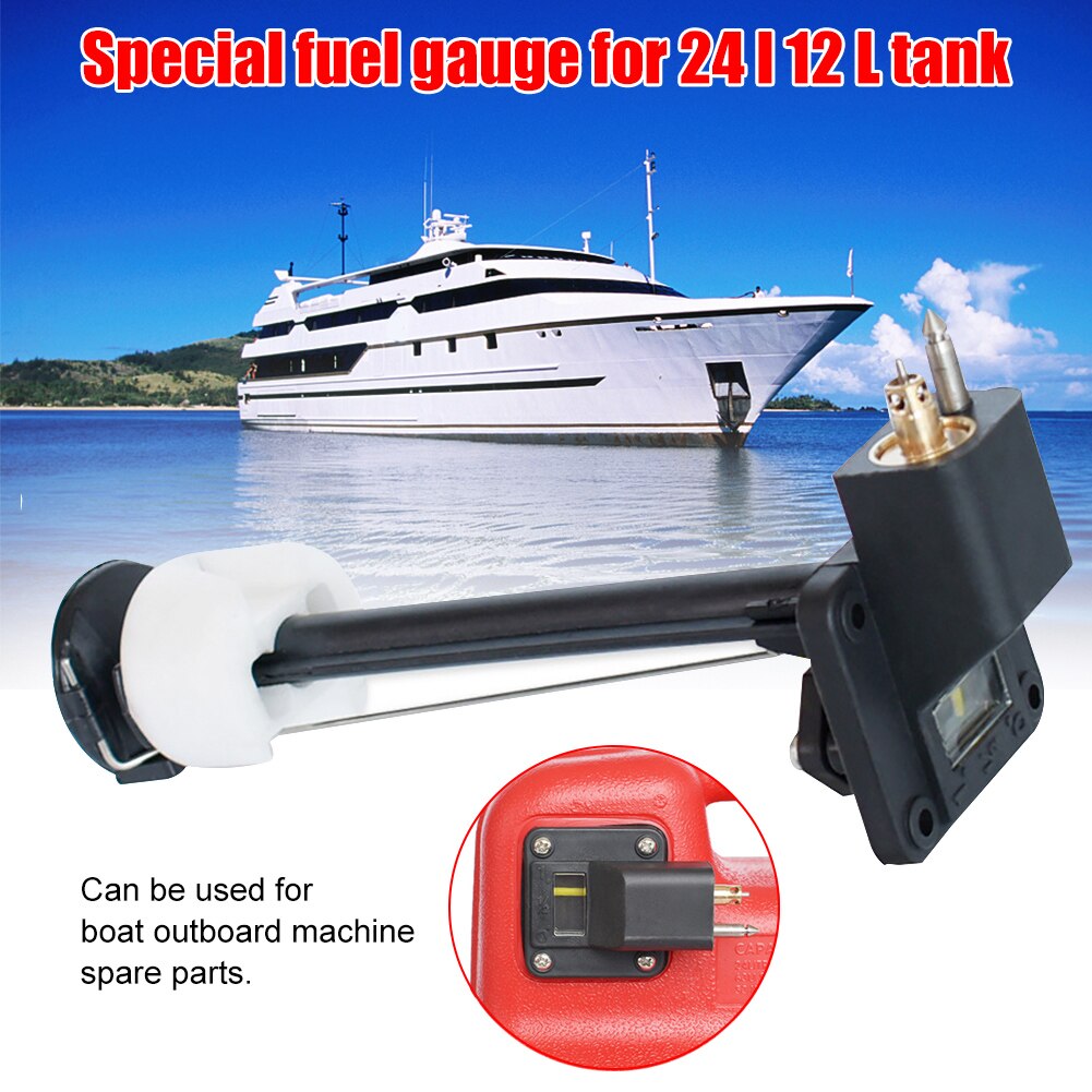 Durable Practical With Gauge Boat Outboard Machine Tubing Fittings Portable ABS Multifunction Replacement Cap For 24L Fuel Tank