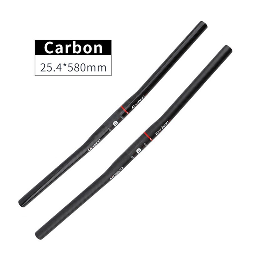 Litepro Faltrad Voller Kohlenstoff Faser Horizontale Griff Bar 25.4*540/580MM Fahrrad Ein-förmigen Ultraleicht fahrrad Gerade Handl