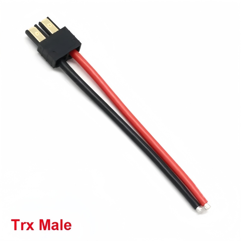 10cm RC vehicle and ship model battery ESC connection cable XT30 XT60 XT90 T EC2 EC3 EC5 EC8 male/female plug: PURPLE