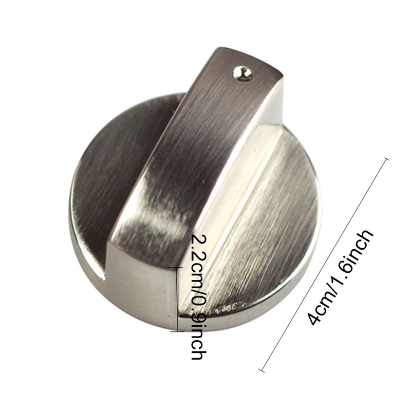 Boutons de cuisinière à gaz en métal brossé cuisinière interrupteur de commande cuisinière boutons de four table de cuisson bouton de brûleur cuisinière à gaz commutateur cuisine remplacement Acce