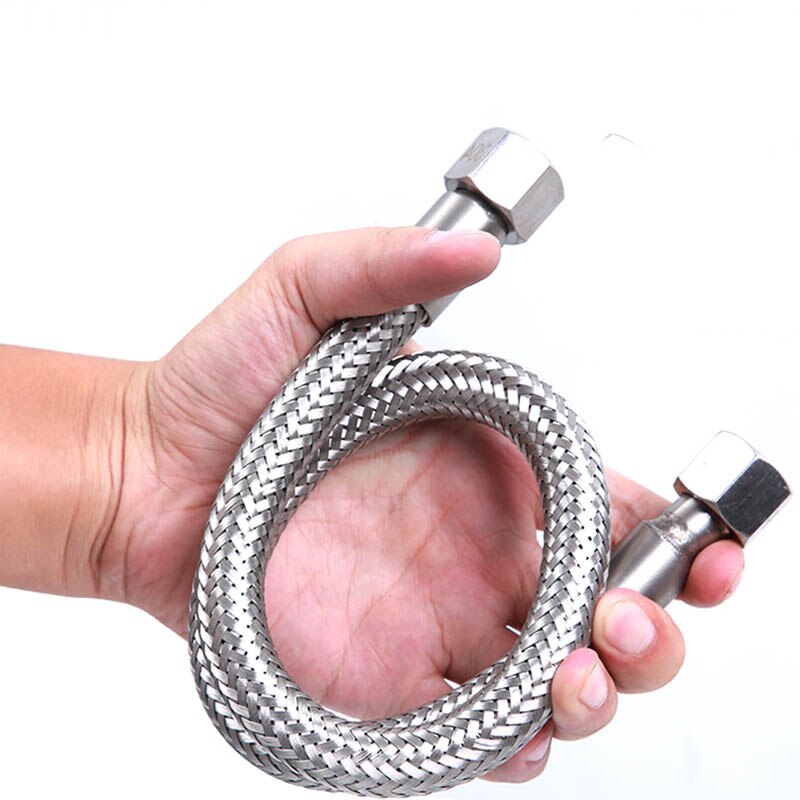 Tuyau industriel Flexible en acier inoxydable, 1 mètre, diamètre intérieur G1/2 G3/8 G1/2 G3/4 G1 G1-1/4 G1-1/2 G2, 10/20/30/40/50mm tuyaux