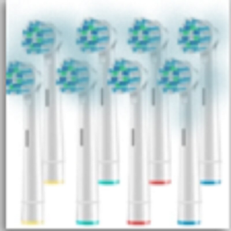 24 stk. tværgående elektriske tandbørstehoveder eb -50a eb50 mundhygiejne ren