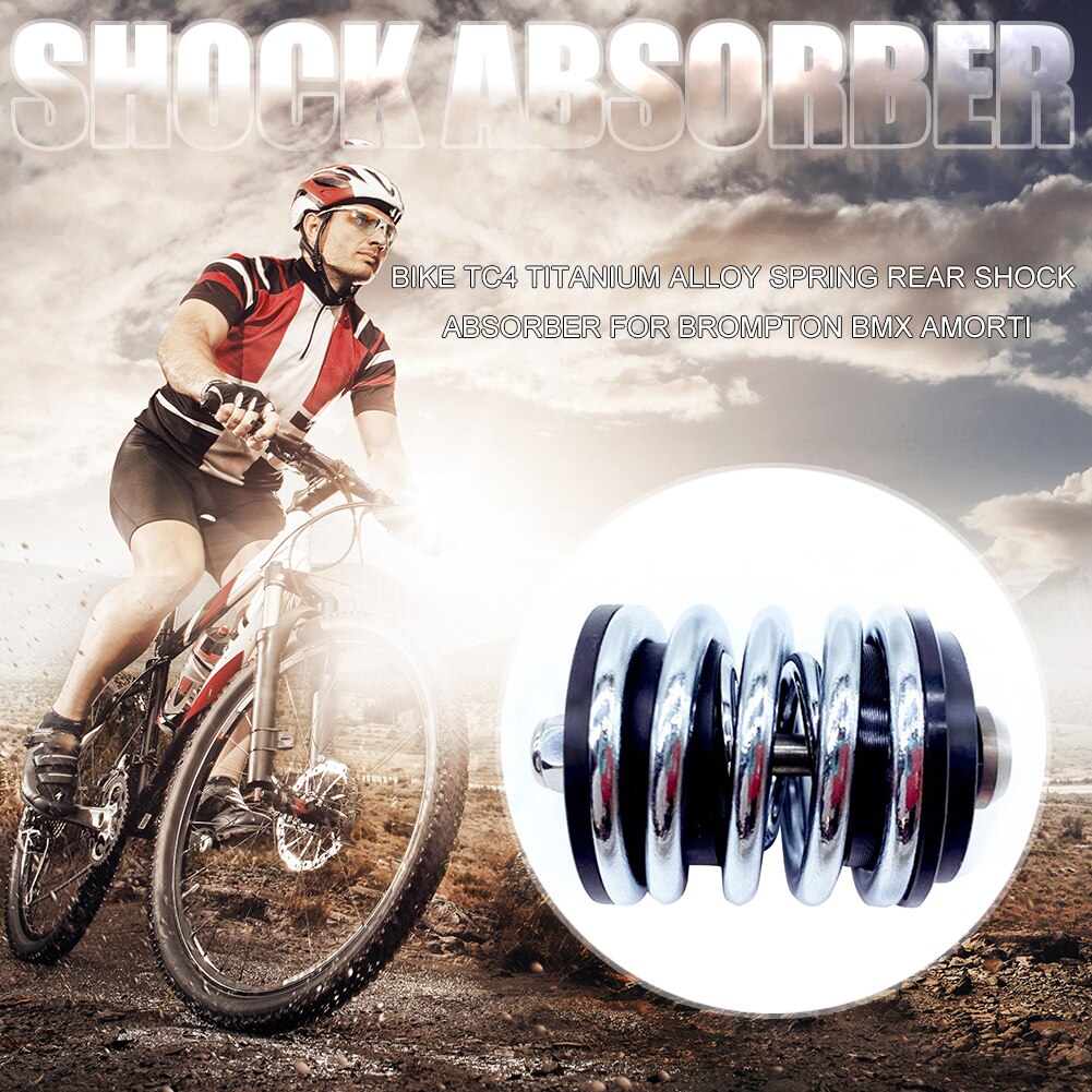 Titanium Alloy Bike Folding Bicycle Spring Rear Shock Absorber for Brompton