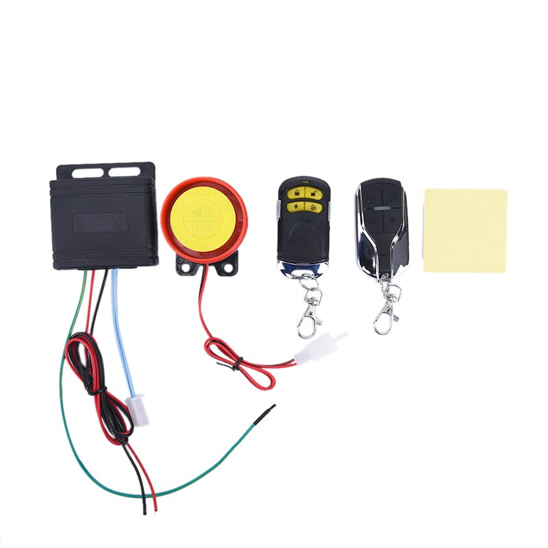 1set Motorcycle Bike Keyless Anti-theft Security Alarm System W/ 2 Remote Control 12V with user manual motorcycle accessaries