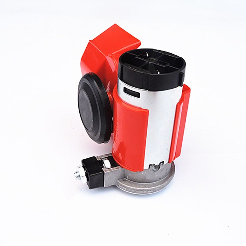 Snail Horn 12V Twin Dual Tone Compact Air Horn Snail Compact For Car Truck Vehicle Motorcycle Boat Twin Tone Super Loud Speaker