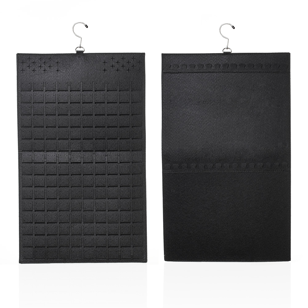 150-pocket ketting armband oorbel sieraden hangende accessoires dubbelzijdig display kledingkast organisator opslag transparante tas