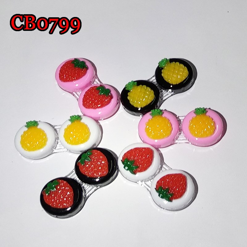 Galaxy Contact Lens Case Cute Milky Way Pocket Box Convenient Travel Box for Lenses Star Container CB0782: CB0799 random 1pc