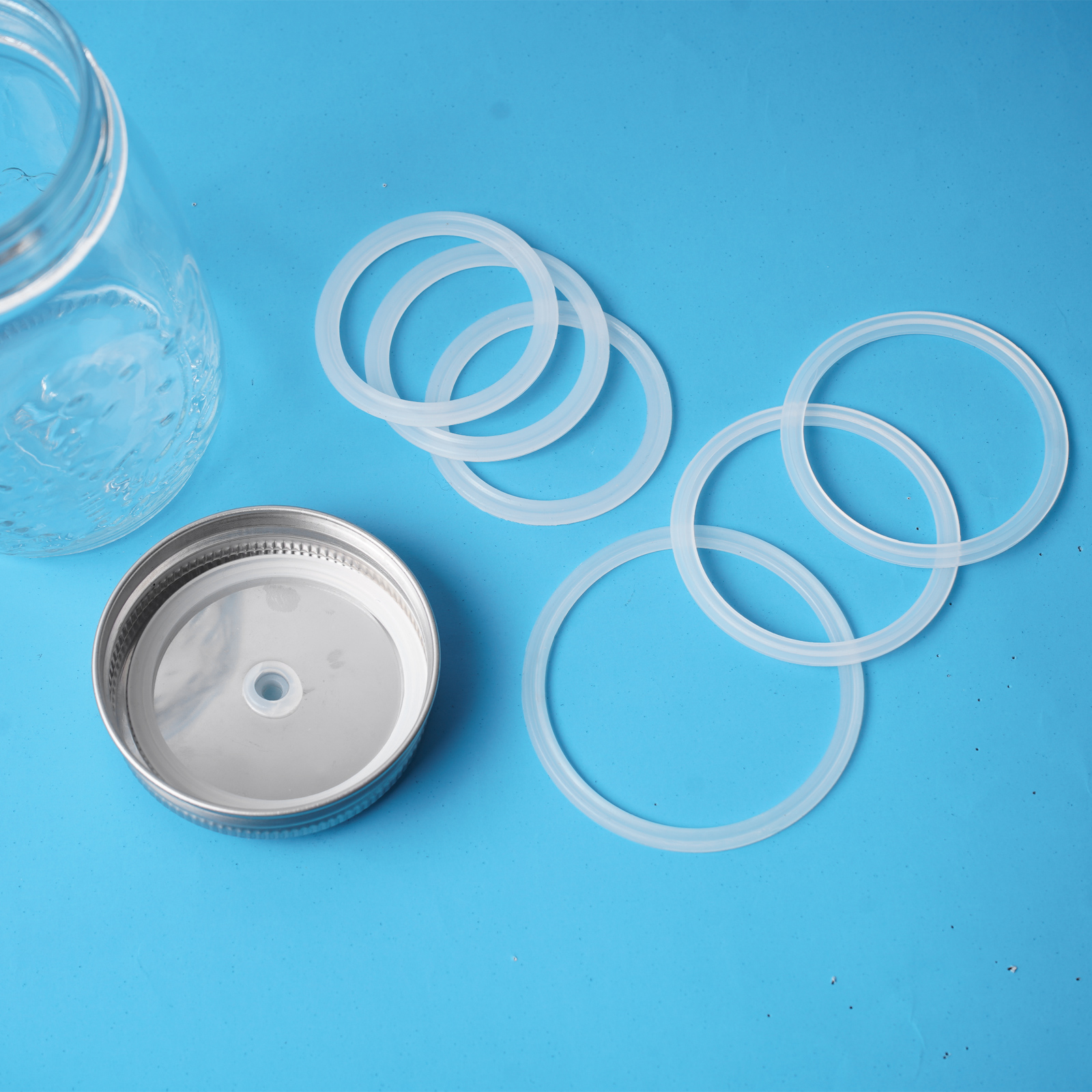 3Pcs Siliconen Afdichting O-ringen Outdoor Vacuüm Thermosflessen Flessen Lekvrije Afdichting Ring Bevestigingsmiddelen Fles Cover Cup Deksel pakkingen